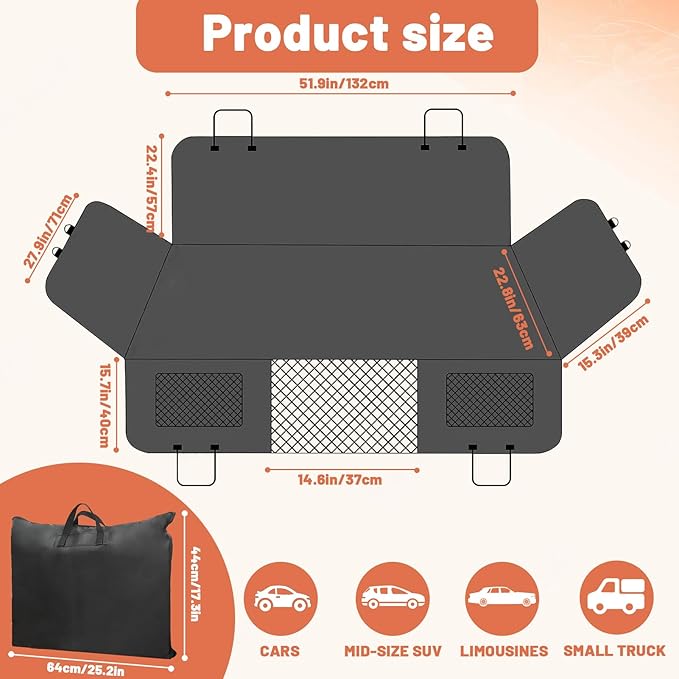 Back Seat Extender for Dogs