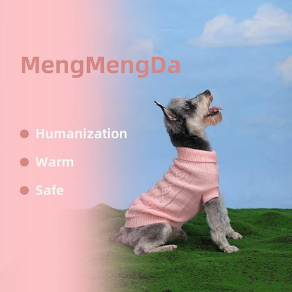 Dog Warm Winter Sweater MengMengDa Pet Dog Clothes