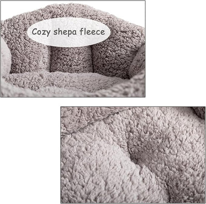 Hollypet Sherpa Fleece Dog Bed