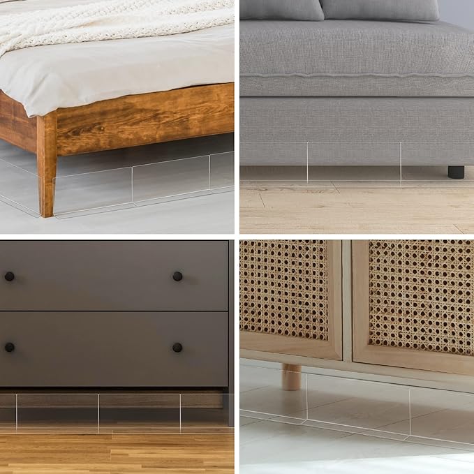 Under Bed Blocker for Pets 8 Pack 4 inches