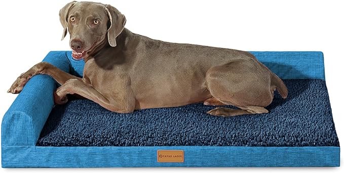 Patas Lague Orthopedic XXL Dog Bed for Extra Large Dogs 48''X30''