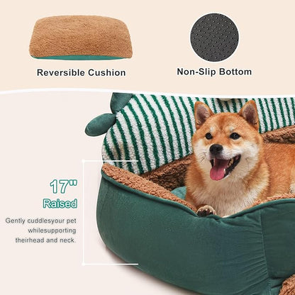 Jiupety Large Dog Bed Square 33", 50lbs,