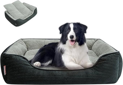 Miguel Dog Bed with Removable Cushion/Pillow for Medium Small Dogs 35 Inch