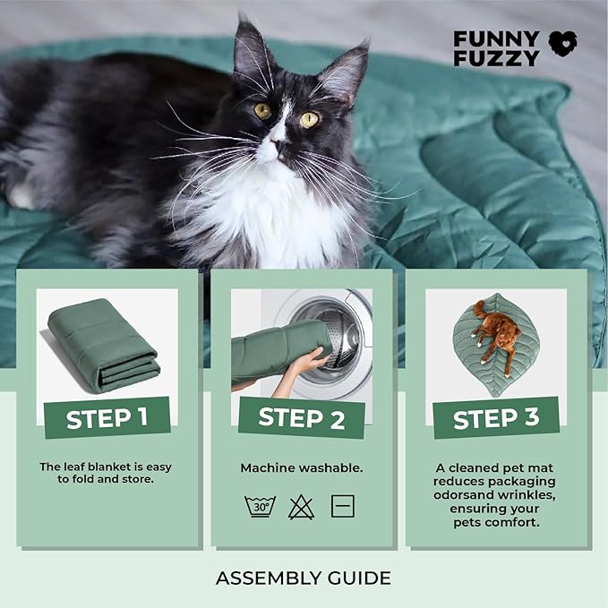 Dog Blanket Mat for Dogs Cats 42×56" Leaf