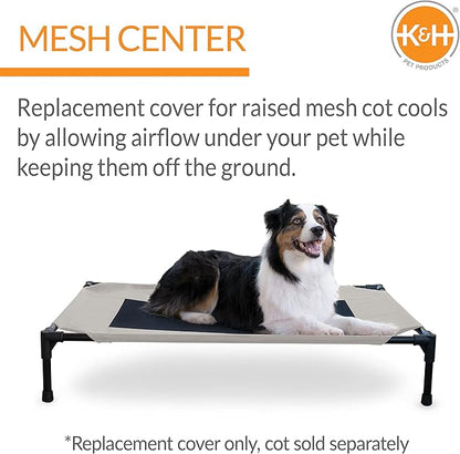 K&H Pet Products Elevated Cooling Outdoor Dog Bed 42 X 30 Inches