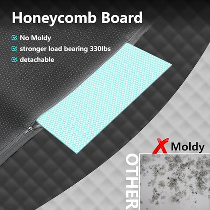 Hard Bottom Dog Car Seat Cover for Back Seat