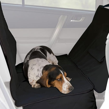 K&H Pet Products Deluxe Car Seat Saver Black Standard/Mid-Size 54 Inches