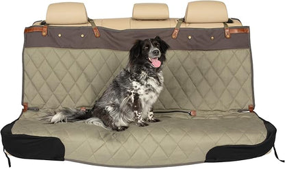 PetSafe Happy Ride Quilted Bench Seat Cover – Waterproof and Durable – Machine Washable – Fits Most Cars