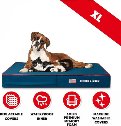 The Dog’s Bed Orthopedic Memory Foam Dog Bed 46x28, Pain
