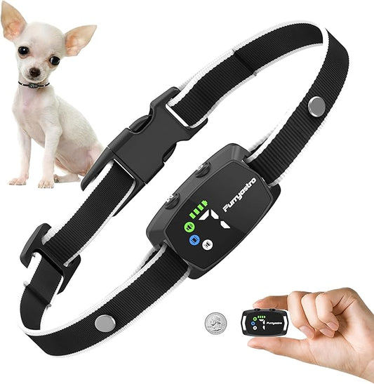 Dog Bark Collar for Small Dogs 5-15lbs. No 7 Adjustable 3 Adjustable