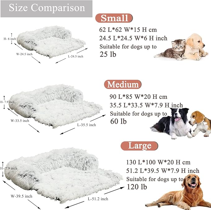 Small Dog Bed Warm Protect Sofa Calming Dog