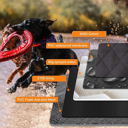 KEYOOG Dog Car Seat Cover 100% Waterproof