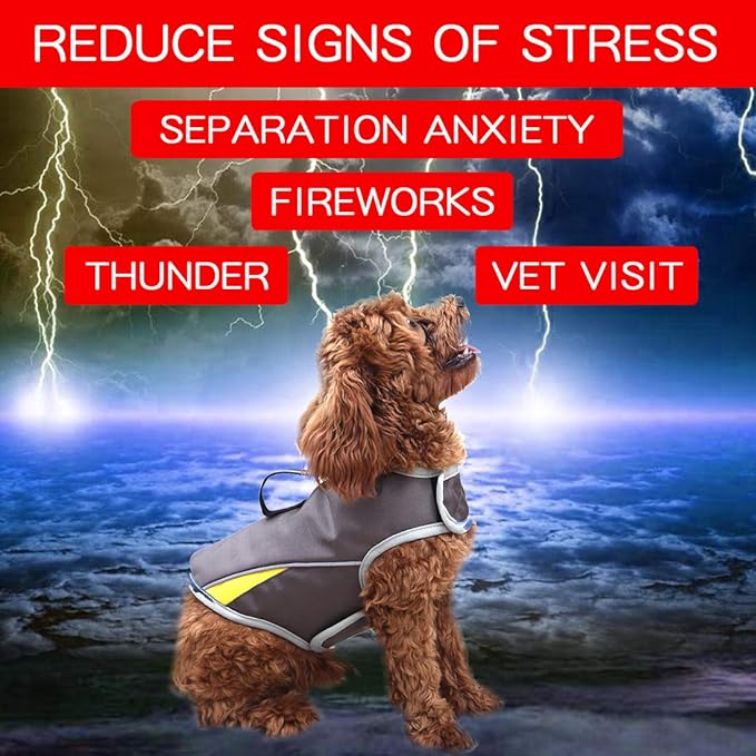 Dog Anxiety Jacket Keep Calming Vest Thunder Coat