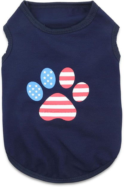 4th of July Small Puppy Clothes Independent Day