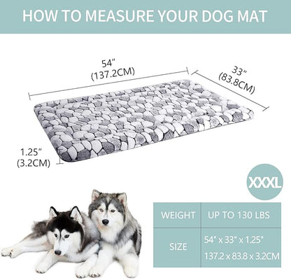 VANKEAN Stylish Dog Crate Pad Bed Mat Reversible (Cool & Warm)