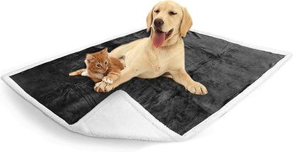 PetAmi WATERPROOF Dog Blanket for Medium Large Dog 60x40 Charcoal