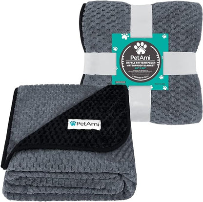 PetAmi Waterproof Dog Blanket 60x80 Black