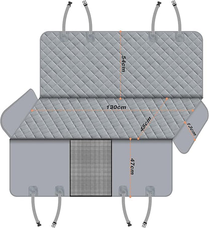GXT Dog Back Seat Cover Protector for Cars SUV and Trucks with Mesh Window