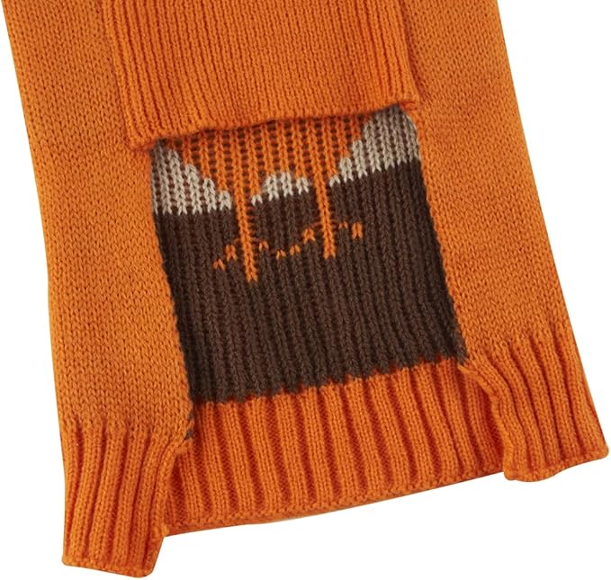 Thanksgiving Turkey Puppy Dog Cat Sweater Fall Clothes 9" Back