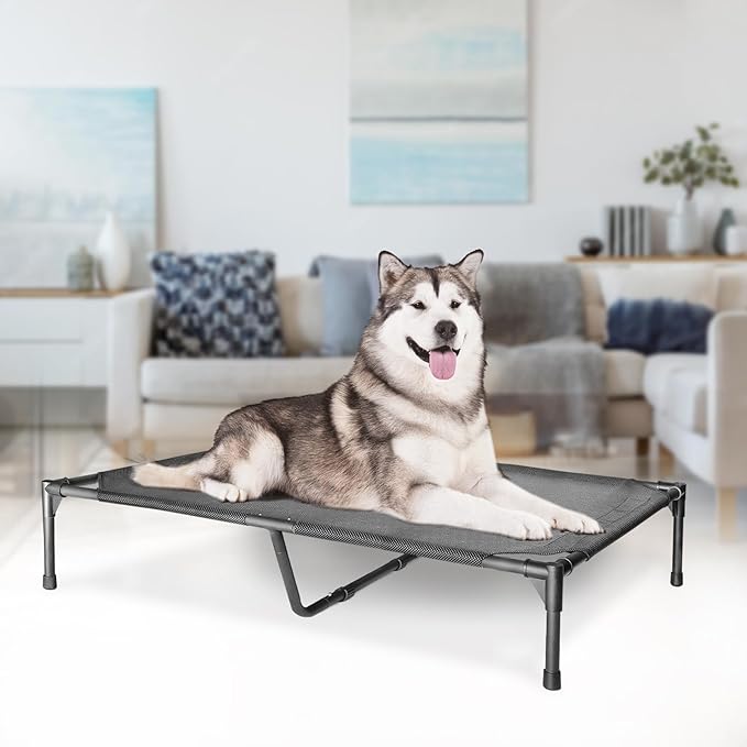 Bestio Raised Dog Bed 42 x 30 x 7Inch