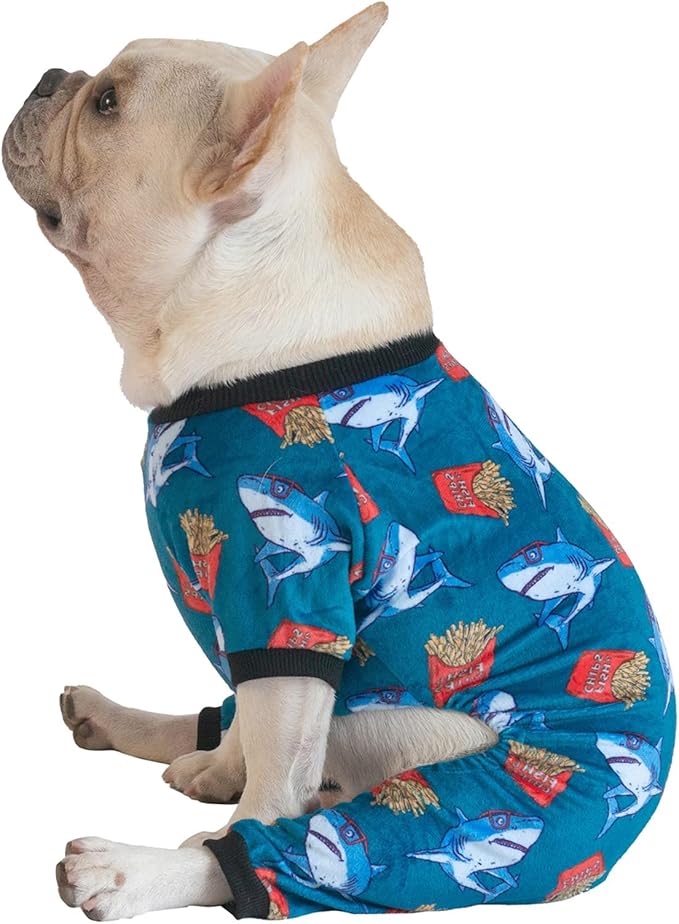 CuteBone Soft Puppy Pajamas Cute Dog Pjs Jumpsuit Pet Clothes Apparel P152M