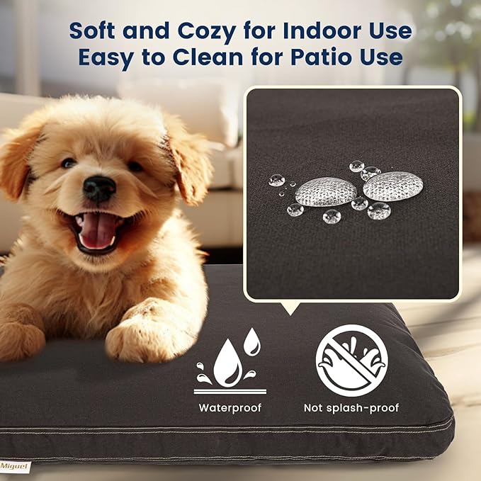 Miguel Durable Canvas Dog Bed 12 Ounce 100% Cotton 40 x 30 inch,