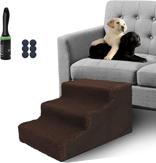 Topmart Plastic Dog Stairs Steps for Small Dogs & Cats 3 Tiers