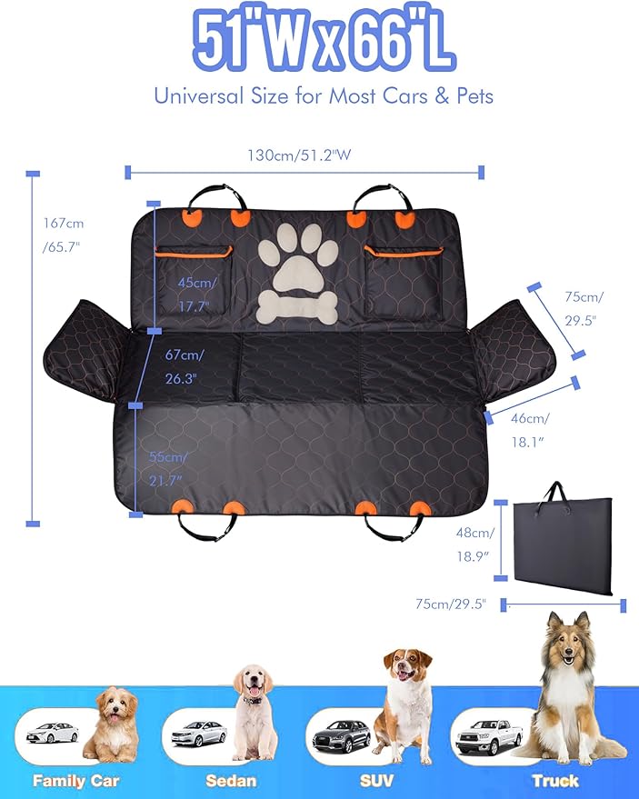 Back Seat Extender for Dogs