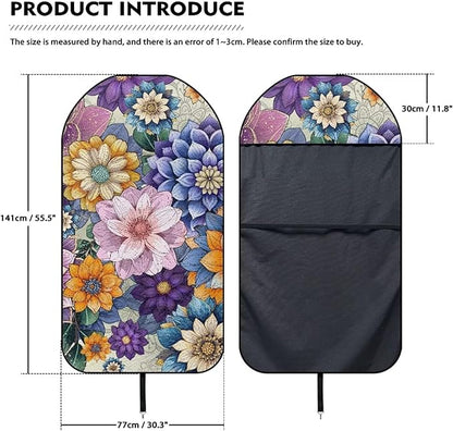 Yewattles Mandala Flowers Summer Beach Waterproof Automotive Seat
