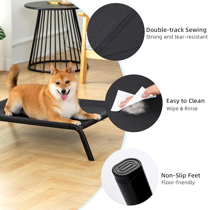 pettycare Elevated Outdoor Dog Bed 33''