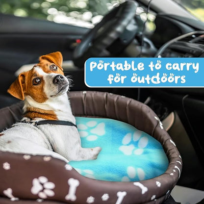 Eccliy 20 Pcs Puppy Blanket Pet Blanket Soft Fleece Dog Blankets Doggie Blanket Warm Felt Throw Blanket Sleep Mat Bed Covers Small Blankets for Puppy Pet Dogs Cat 20 Styles 23.6 x 27.6 Inch)