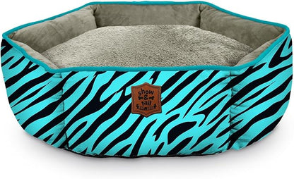 Show and Tail The Cushioned Comfy Dog Bed – Soft Fleececanvas Print Fluffy Dog Bed