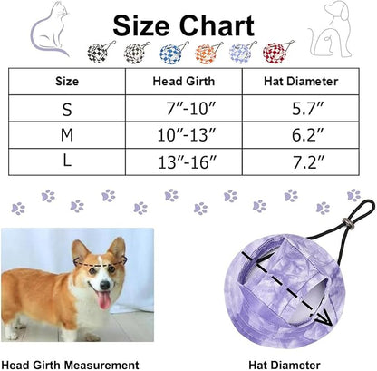HDKUW Dog Bucket Hats