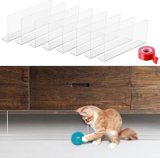 Under Bed Blocker for Pets 8 Pack 4 inches