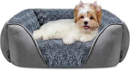 INVENHO Dog Bed for Large Medium Small Dogs/Puppy S(20"x19"x6")