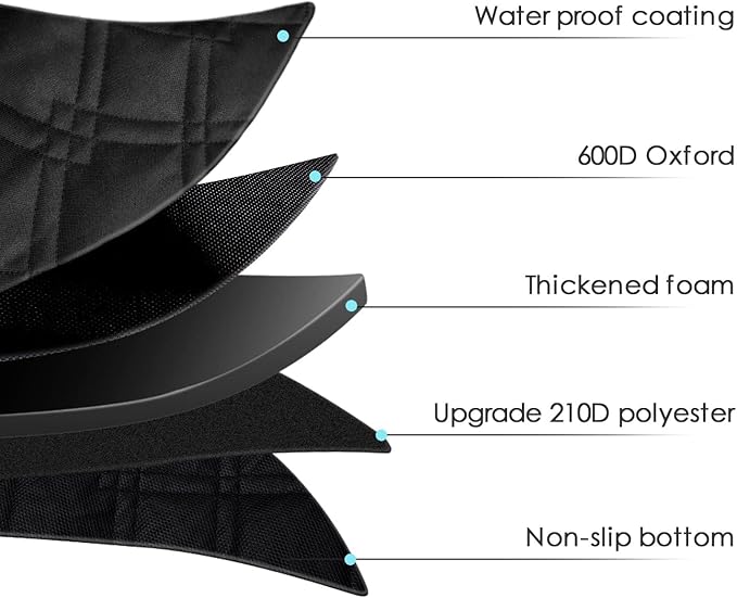 Dog Car Seat Cover for Back Seat Waterproof (SM103)