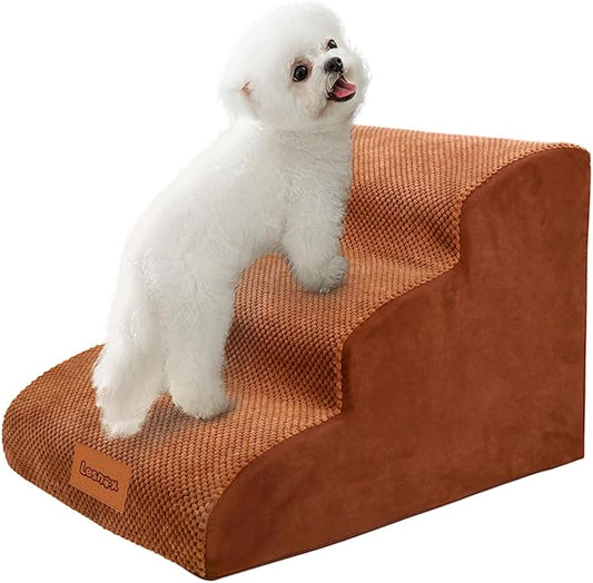 Foam Dog Stairs/Steps 3 Tiers 15.7" H