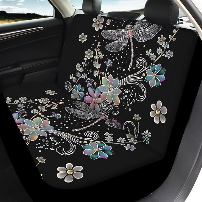 Dragonfly Seat Covers for Cars for Women SUV 4pcs Auto
