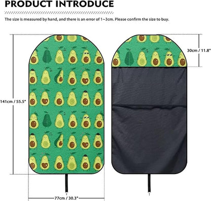 Yewattles Avocado Waterproof Scratching Proof Car Seat Cover