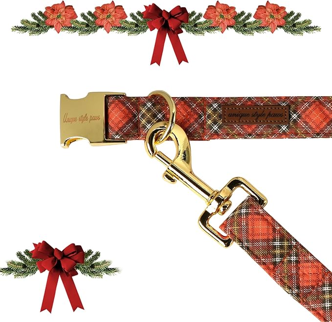 Unique Style Paws Cotton Dog Collar with Bow