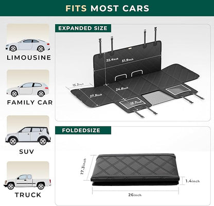 Dog Car Seat Cover for Back Seat 420 Pounds,Waterproof