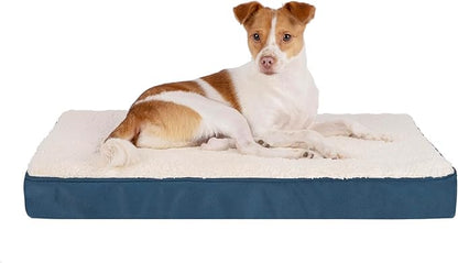 Best Pet Supplies Cute Dog Bed Mat Flat Mattress with Waterproof Exterior 35X22X4