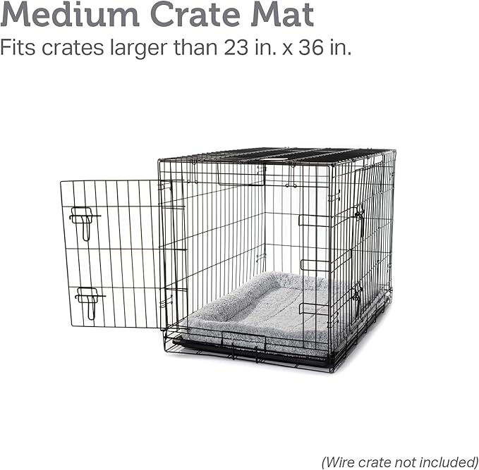 Friends Forever Bolster Dog Crate Mat 36 Inch