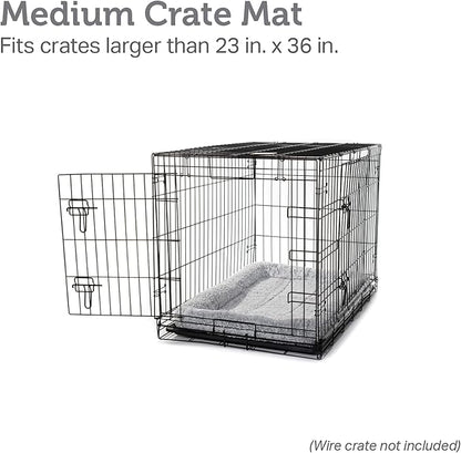 Friends Forever Bolster Dog Crate Mat 36 Inch