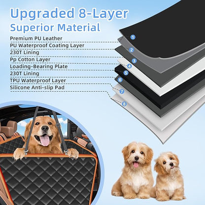 TECTINTER Back Seat Extender for Dogs-Large Space 400lbs