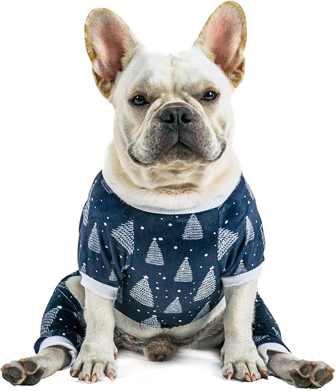 CuteBone Dog Pajamas Christmas Clothes Pjs for Small P110S