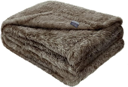 MACEVIA Fluffy Fleece Dog Blankets (40x60 Inch,