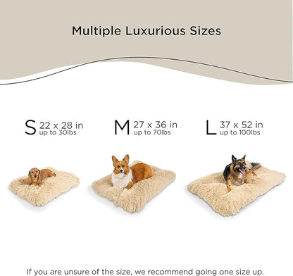 Best Friends by Sheri 4-in-1 Orthopedic Nap Mat Shag Dog Mat for Elevated Dog Beds and Dog Crates 27x36