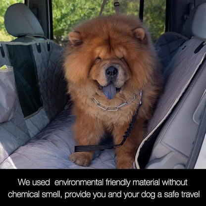 iBuddy Waterproof Dog Seat Cover for Back Seat with Mesh Window