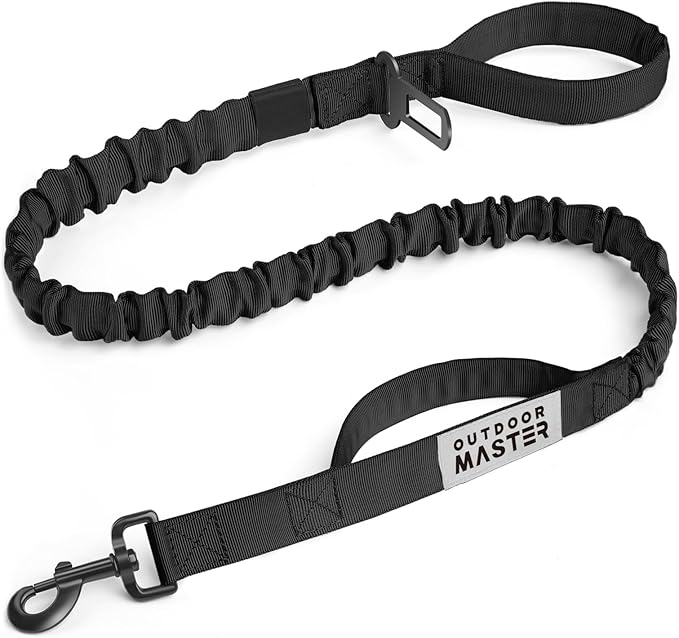 OutdoorMaster Bungee Dog Leash 2 Padded 4 FT